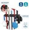 Mop and Broom Holder Wall Mount - Garage Storage Organizer