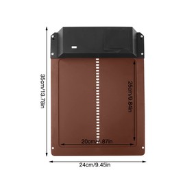Gobesty Hühnerklappe, Automatisch Hühnertür Mit Lichtsensor, Automatische Hühnerklappe, Türöffner Hühnerstall, Elektrische Hühnerklapp, Inklusive Schieber Mit Führungsschienen, Sichere Hühneraufzucht