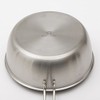 Harumi Kurihara IH Compatible Aluminum Clad Snow Flat Pot 7.1