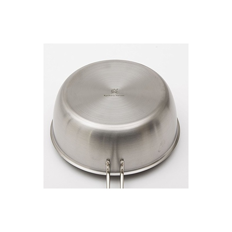 Harumi Kurihara IH Compatible Aluminum Clad Snow Flat Pot 7.1