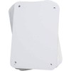 Brady Y48605 6.25" Length x 4.25" Width, BBP85 Aluminum, White