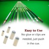 OHAOLYLE 50 Pcs Pool Cue Tips Billiard Cue Tips Pool