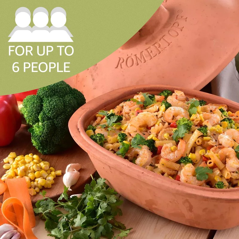 Romertopf Clay Roaster Trend | Non-Stick Dutch Oven | Healthy