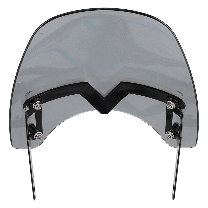 Motorcycles Wind Deflector Front Windshield W/V Lights LED Turn Signals