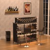 GDLF Home Bar Unit Mini Bar Liquor Cabinet with Storage