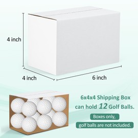 Eupako 6x4x4-Small-Shipping-Boxes-30-Pack-White-Corrugated-Box-Mailers, Cardboard Boxes for Packaging Small Business, Mailing