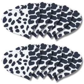 Leap Raupe Nipple Seal, Women's, Sexy, 2 Press, Heart, 10 Pieces, Cow Pattern, Cow pattern