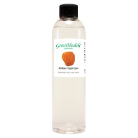 GreenHealth Amber Hydrosol (Floral Water) - 8 fl oz Plastic Jug w/Cap - 100% Pure (NOT Oil)