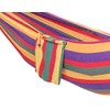 Primrose Tortola Rainbow Outdoor Garden Hammock with Side Bag Attached