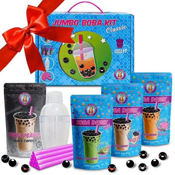 Buddha Bubbles Boba The NEW JUMBO D.I.Y. Boba/Bubbles Party Kit