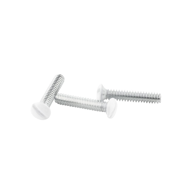 SBRRAIL 3/4 Inch Long 6-32 Thread Wall Plate Screws for