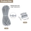 sourcing map Curtain Beaded Chain Cord, 10 Meter/10.9 Yards Roller