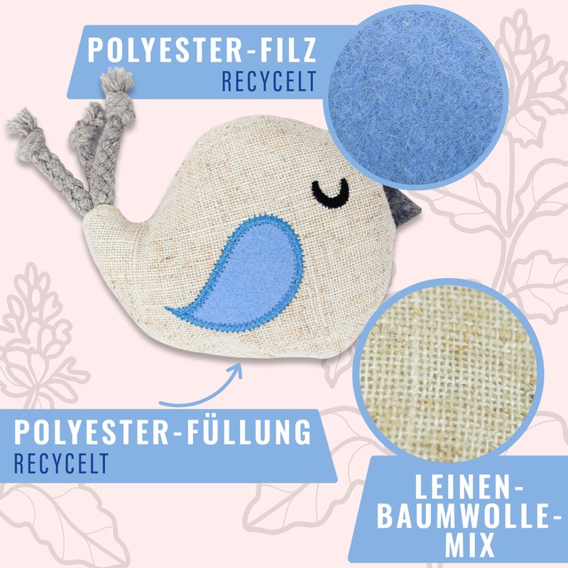 ne&no® Cat Toys with Baldrian Refillable – 100% Natural –
