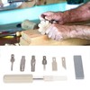 Craft Knife Set 6 Steel Blades Ergonomic Handle Hobby Knife