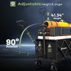 Hikemoon 34'' Extra Long Collapsible Wagons Carts Foldable, 360LBS Heavy