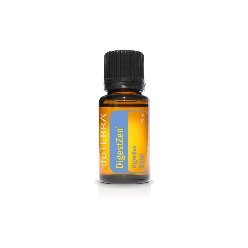 doTERRA DigestZen (15ml) - Essential Oil Digestive Blend with Peppermint,