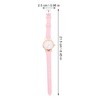 Hemobllo Kids Watch Girls Analog Elastic Fabric Strap Watch