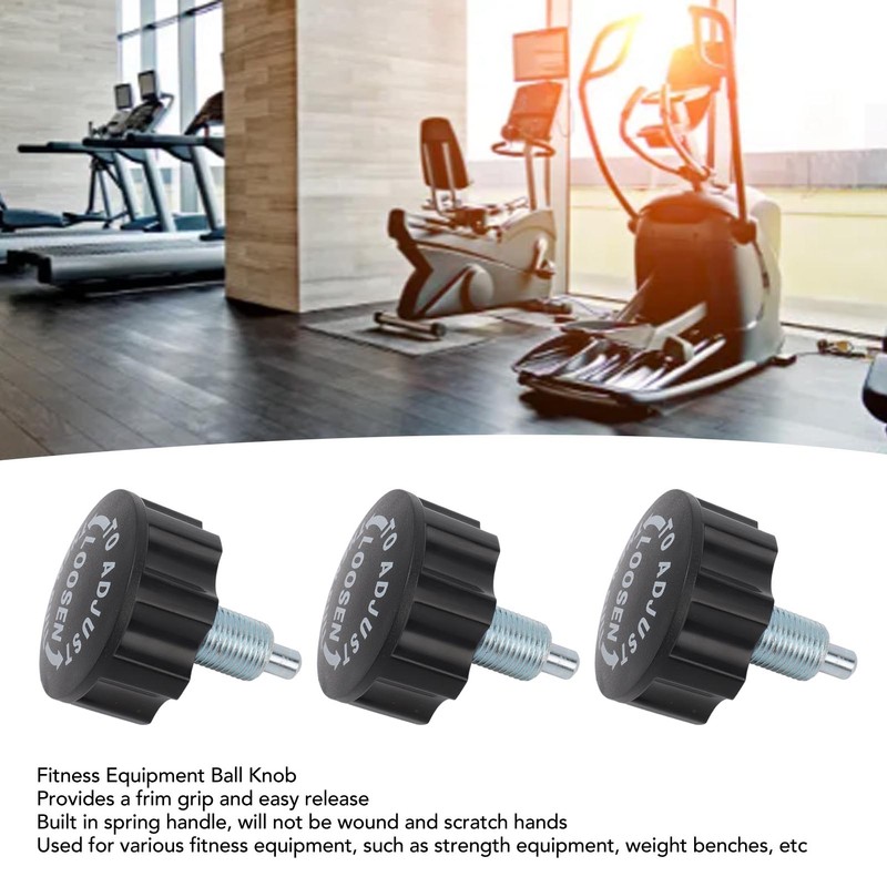 5PCS Fitness Equipment Ball Knob M16 Pull Pin Spring Knobs