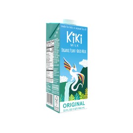 Kiki Milk Plant Based Milk - Organic Original Kiki Milk - Calcium & Magnesium Source - Gluten Free, Gum Free, GMO Free, Dairy Free, Soy Free, Glyphosate Free - Shelf Stable - (32 oz • Pack of 6)