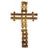 Father in Heaven Olive Wood Spanish Hanging Cross 9"
