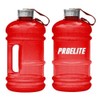 ProElite 5055915816203 Half Gallon BCAA Pre Workout Water Bottle, Red-V2