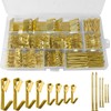 304 Pieces Picture Hanging Kit, 10lb, 30lb, 50lb and 100lb