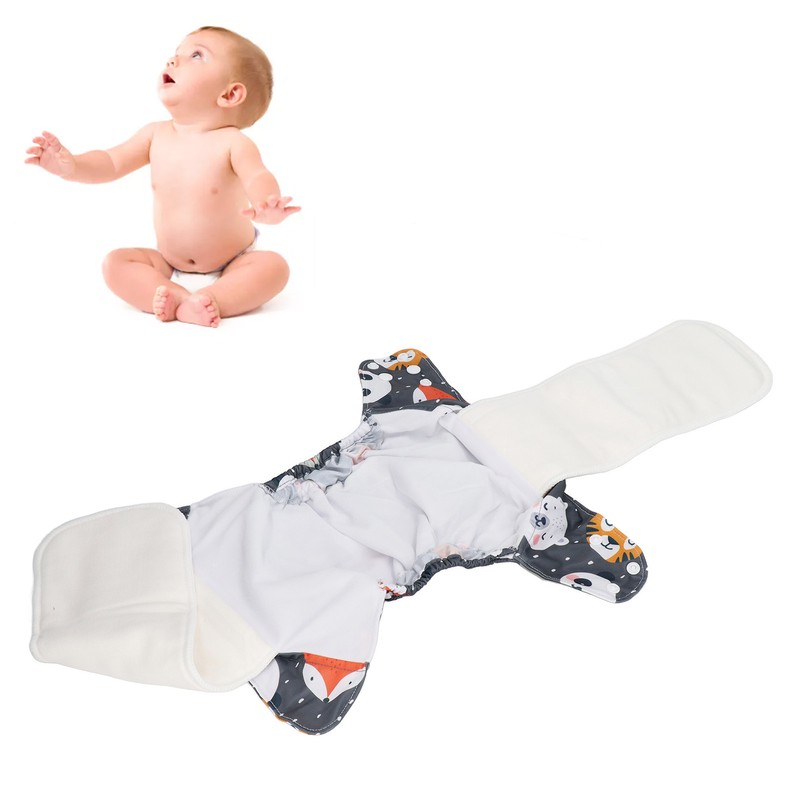 Baby Cloth Diaper One Size Adjustable Washable Reusable Breathable Prevent