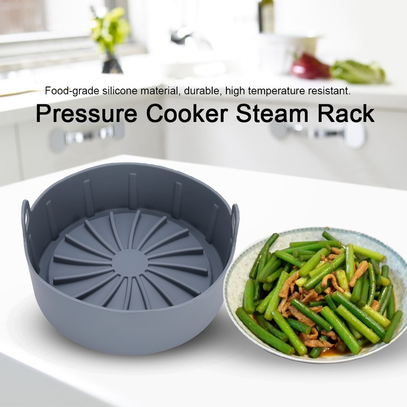 Multifunction Silicone Steam Basket Rack Accessory for Pressure Cooker Steamer