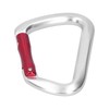 25KN Climbing Carabiner DShape Buckle Safety Equipment for Mountaineering HighAltitude