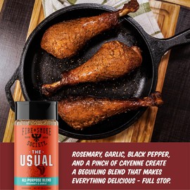 Fire & Smoke Society The Usual All Purpose Seasoning Blend | M 5.6 oz