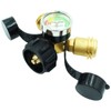 MCAMPAS Propane Tank Y-Splitter Gauge, Propane Splitter Adapter for RV