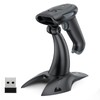 Eyoyo 2D Barcode Scanner with Stand, Bluetooth, & 2.4G Wireless