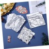 SHINEOFI 100pcs Silver Gilding Foil Imitation Leaf for DIY Art