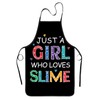 Zukmvuh Kids Apron, Slime Accessory, Just a Girl Who Likes