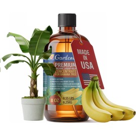 GARDENERA Premium Organic Seaweed & Kelp Superfood for Banana Trees - 8 oz - Liquid Kelp Fertilizer Concentrate (Makes 45 Gallons)