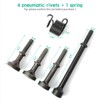 Anndason 5 Pcs Smoothing Pneumatic Air Hammer Pneumatic Chisel Bits