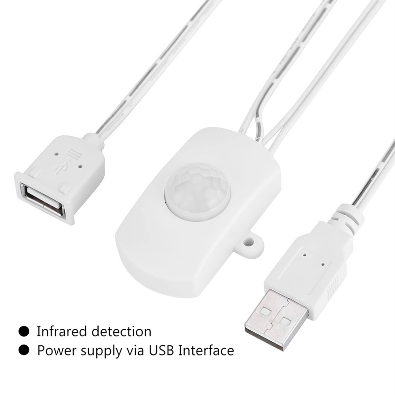 Mini PIR Infrared Motion Sensor 2A DC 5-24V, Automatic LED