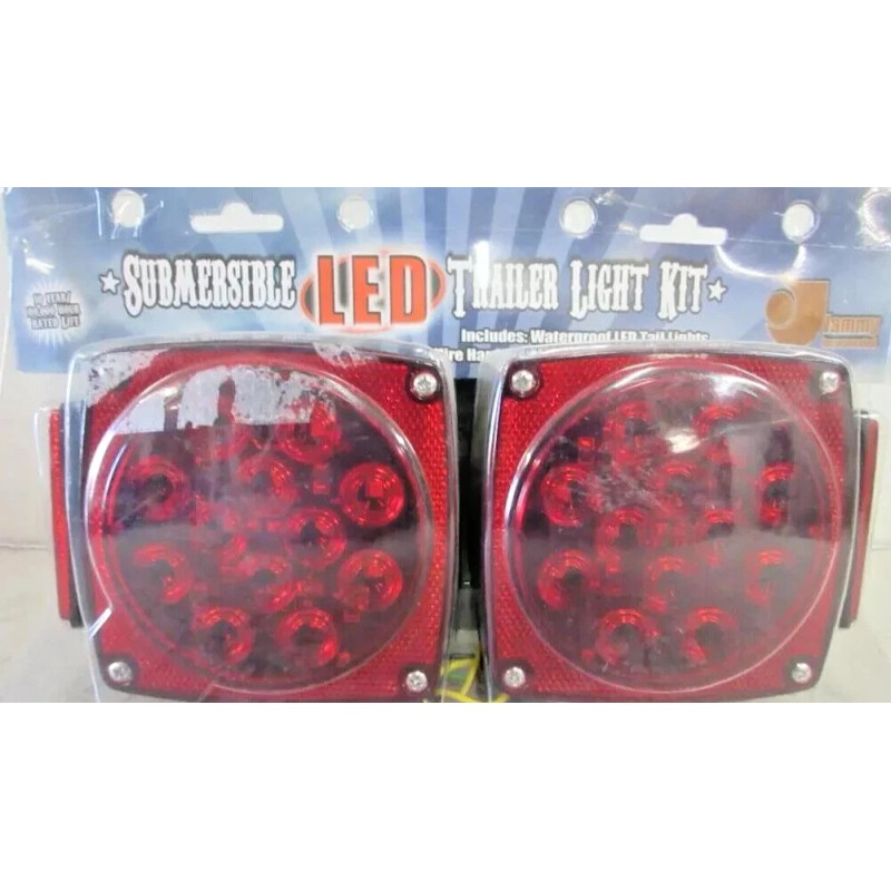 Jammy LED Under 80” Submersible Trailer Light Kit, Boat, Car,