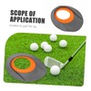 Outanaya 2pcs Portable Golf Putting Cup Training Aid Practice Accessory