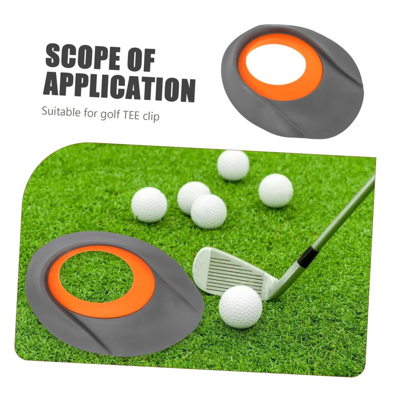 Outanaya 2pcs Portable Golf Putting Cup Training Aid Practice Accessory