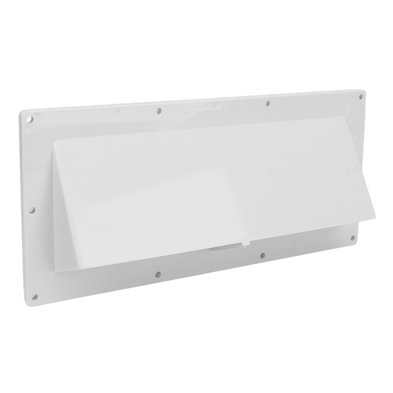 RV Exhaust Vent Cover White Range Hood Sidewall Vent Cover