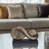 5.5‘’ Infinity Knot Sculpture - Abstract Decorative Object, Modern Infinity