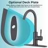 Dura Faucet Streamline Gooseneck RV Kitchen Faucet - Matte Black