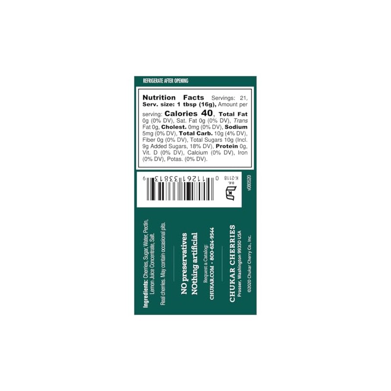 Chukar Cherries Sour Cherry Preserves (Pack of 4)