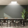 BRILONER - LED ceiling light with indirect light, flat, neutral