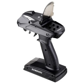 KAIMIO DUMBORC X6 2.4Ghz 6-Channel Remote Control Transmitter with X6F Receiver, Low Power Alarm and Runaway Protection, Radio Controller for Remote Control Car/Boat/Tank Mixed Mode