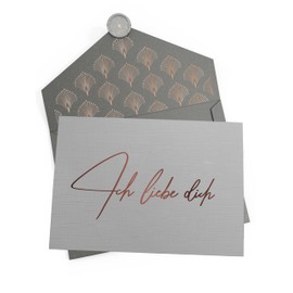 Joli Coon I Love You Card with Envelope and Wax Seal – Love Gifts – Card Love