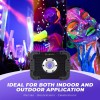 Neonic Rechargeable UV LED Black Light, Battery Operated Powered Blacklight,