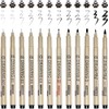 Fineliner Drawing Art Pen, Writing Pens, Inking Markers Liner, Smooth