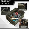 Canvas Tool Bag, Zippered Tool Pouch with Handle, 16 oz